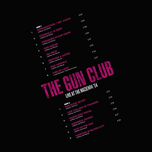 GUN CLUB - Live At The Hacienda 84 (Quattro Purple/White Splatter Viny image 4