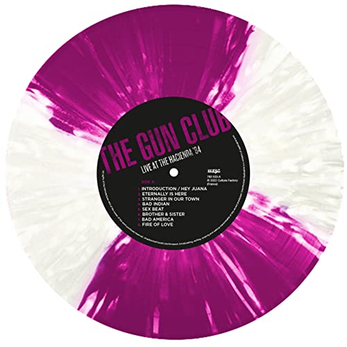GUN CLUB - Live At The Hacienda 84 (Quattro Purple/White Splatter Viny image 5