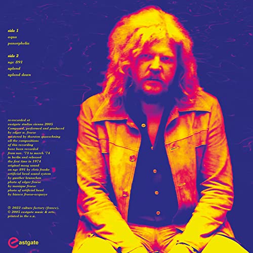 EDGAR FROESE - AQUA (MARBLE BLUE & WHITE VINYL) - Vinyl Record image 3