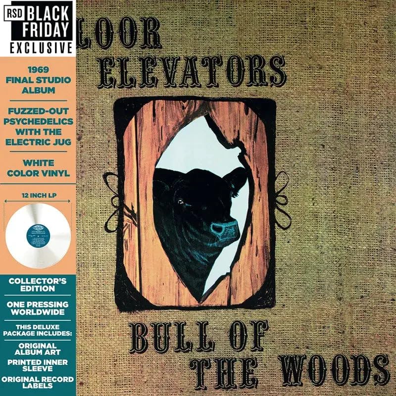 13TH FLOOR ELEVATORS - BULL OF  WOODS (BLACK & WHITE VINYL) - Vinyl Re