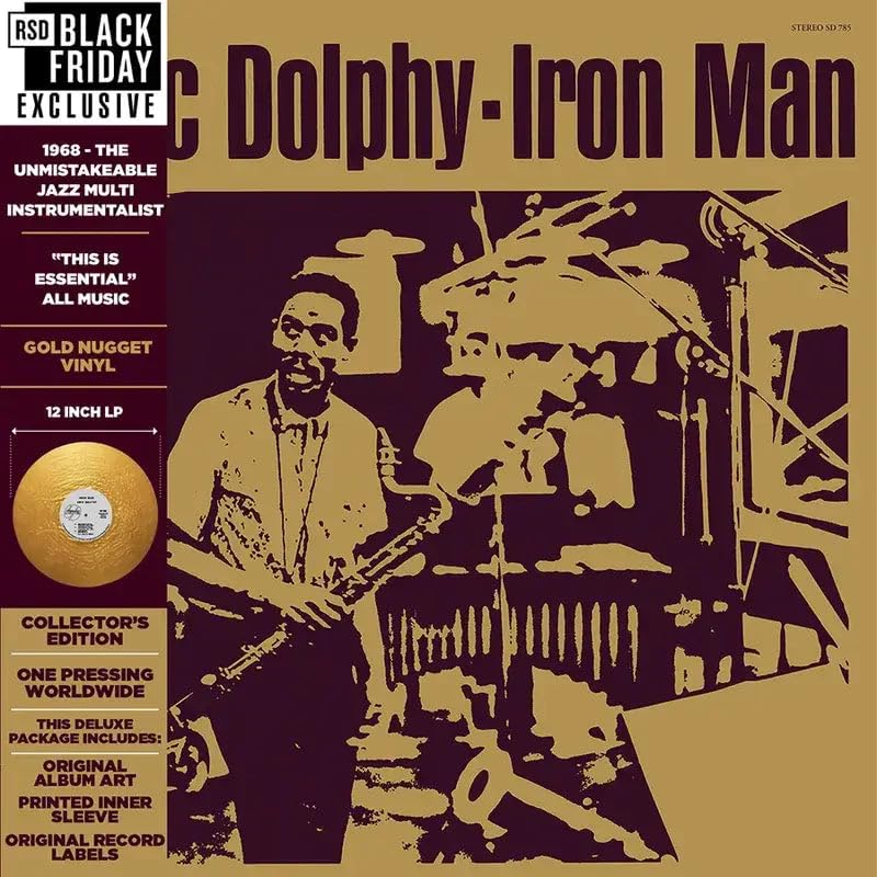 ERIC DOLPHY - IRON MAN (GOLD MARBLE VINYL) - Vinyl Record image 2