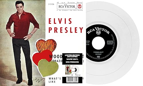 ELVIS PRESLEY - EP ÉTRANGER N°10 - WOODEN HEART (SPAIN) WHITE VINYL - image 1