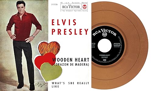 ELVIS PRESLEY - EP ÉTRANGER N°10 - WOODEN HEART (SPAIN) BROWN VINYL - image 7