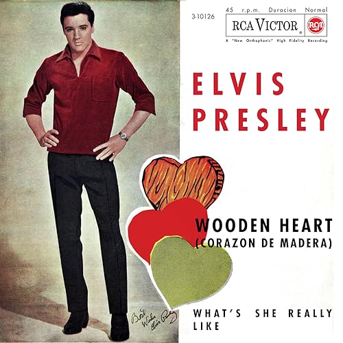 ELVIS PRESLEY - Wooden Heart (Corazon De Madera)/What's She Really - Vi image 2