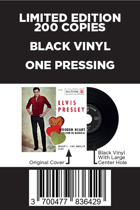 ELVIS PRESLEY - Wooden Heart (Corazon De Madera)/What's She Really - Vi image 6