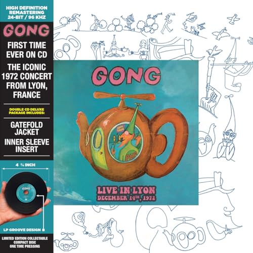GONG - LIVE IN LYON 1972 (2CD) - DCD image 1