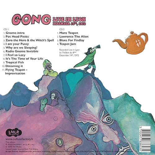 GONG - LIVE IN LYON 1972 (2CD) - DCD image 3