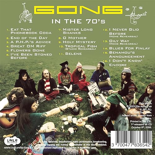 GONG - IN THE 70'S - CD image 3