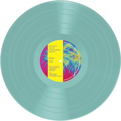 AZYMUTH - LIVE AT COPACABANA PALACE (BLUE/GREEN VINYL) - Vinyl Record image 5