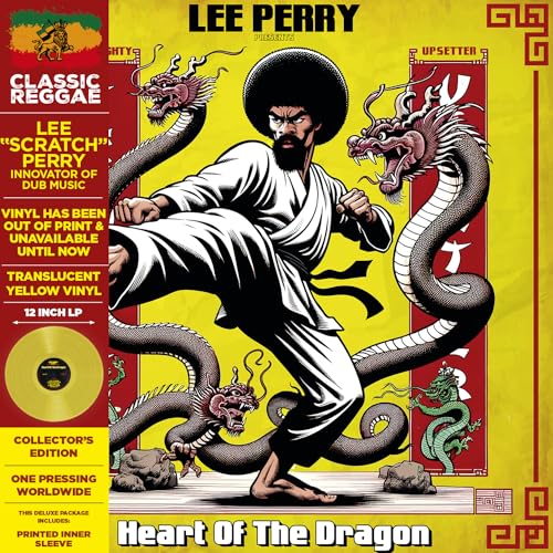 LEE PERRY - HEART OF THE DRAGON (YELLOW VINYL) - Vinyl Record image 1