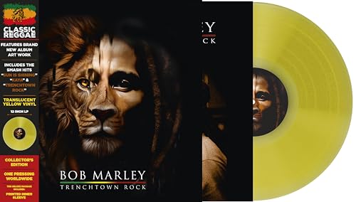 BOB MARLEY - TRENCHTOWN ROCK YELLOW TRANSLUCENT VINYL - Vinyl Record image 1