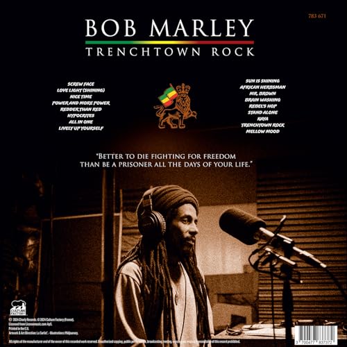 BOB MARLEY - TRENCHTOWN ROCK YELLOW TRANSLUCENT VINYL - Vinyl Record image 3