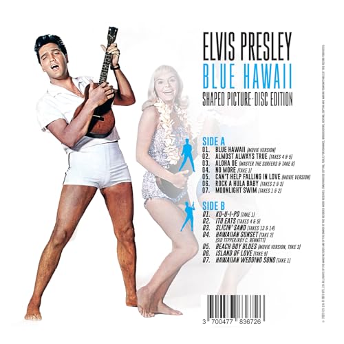 ELVIS PRESLEY - BLUE HAWAII (LTD.SHAPED PICTURE DISC) - Vinyl Record 12 image 3