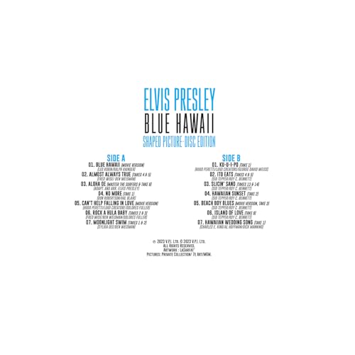 ELVIS PRESLEY - BLUE HAWAII (LTD.SHAPED PICTURE DISC) - Vinyl Record 12 image 4