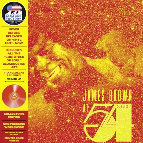 JAMES BROWN - AT CLUB 54 (RED VINYL) - Vinyl Record image 1