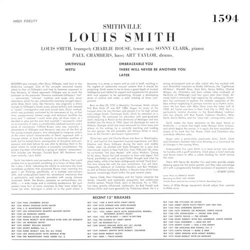 LOUIS SMITH - SMITHVILLE - Vinyl Record image 3