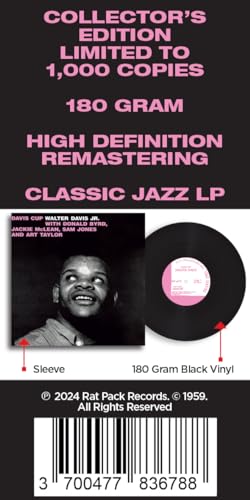 WALTER DAVIS JR. - DAVIS CUP - Vinyl Record image 6