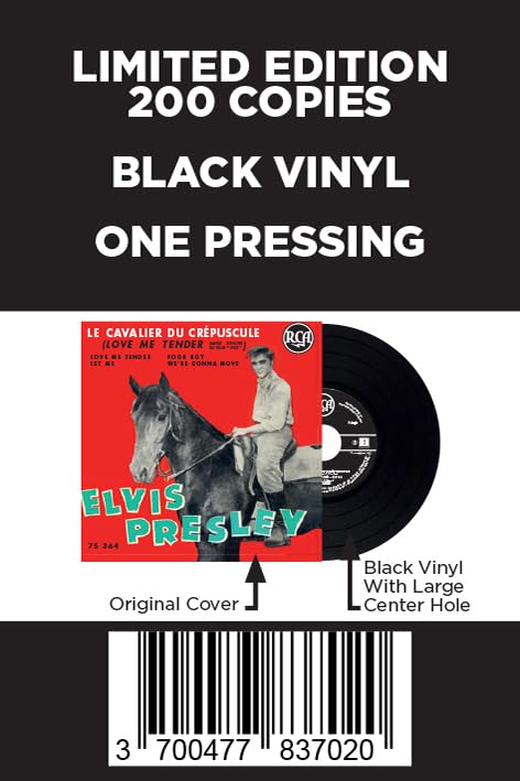 ELVIS PRESLEY - EP ÉTRANGER N°11 - LE CAVALIER DU CRÉPUSCULE  BLACK image 6