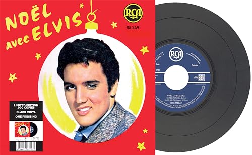 ELVIS PRESLEY - EP ÉTRANGER N°12 - NOËL AVEC ELVIS  BLACK VINYL - Vi image 1
