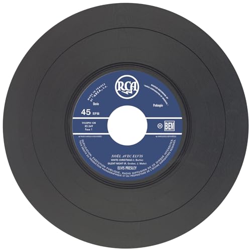 ELVIS PRESLEY - EP ÉTRANGER N°12 - NOËL AVEC ELVIS  BLACK VINYL - Vi image 4