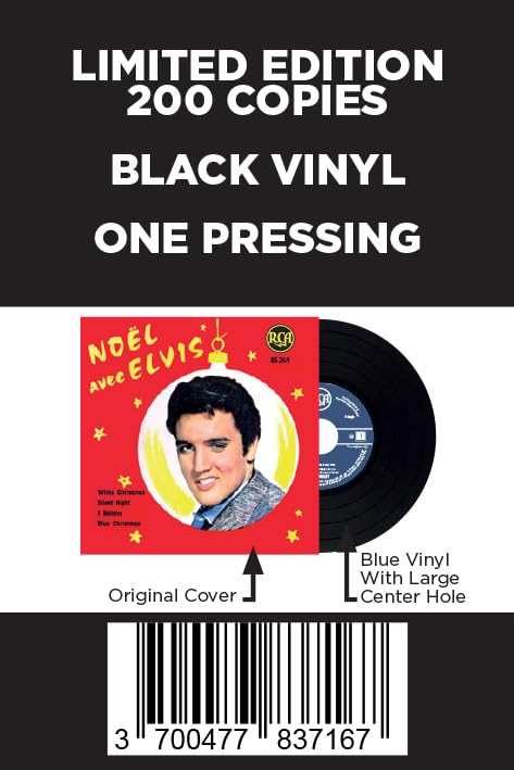 ELVIS PRESLEY - EP ÉTRANGER N°12 - NOËL AVEC ELVIS  BLACK VINYL - Vi image 6