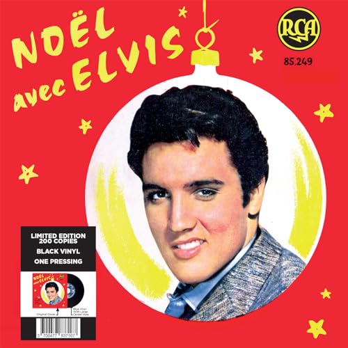ELVIS PRESLEY - EP ÉTRANGER N°12 - NOËL AVEC ELVIS  BLACK VINYL - Vi image 8