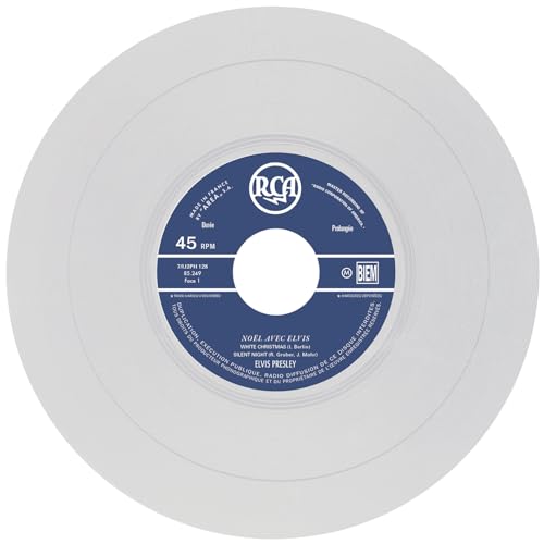 ELVIS PRESLEY - EP ÉTRANGER N°12 - NOËL AVEC ELVIS  TRANSLUCENT VIN image 4