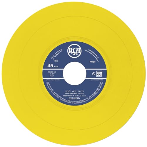 ELVIS PRESLEY - EP ÉTRANGER N°12 - NOËL AVEC ELVIS  YELLOW VINYL - image 4