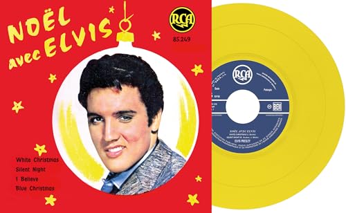 ELVIS PRESLEY - EP ÉTRANGER N°12 - NOËL AVEC ELVIS  YELLOW VINYL - image 7