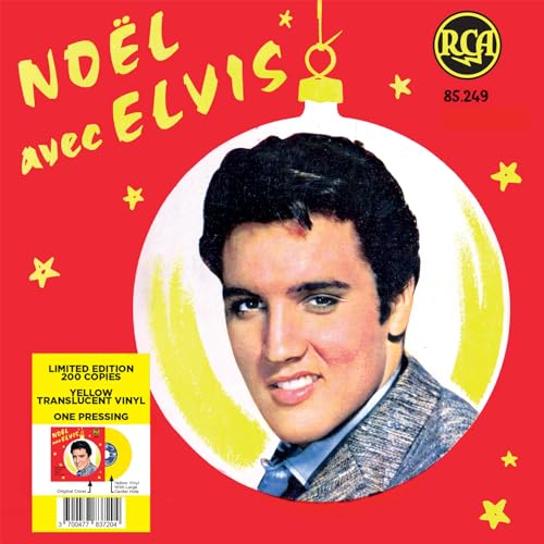 ELVIS PRESLEY - EP ÉTRANGER N°12 - NOËL AVEC ELVIS  YELLOW VINYL - image 8