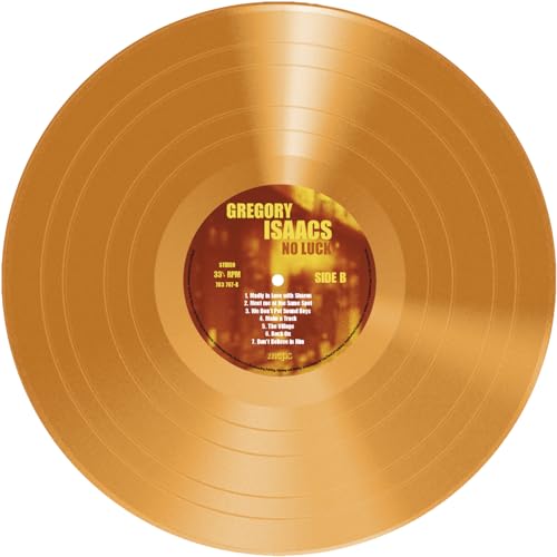 GREGORY ISAACS - NO LUCK ORANGE TRANSLUCENT VINYL - Vinyl Record image 6