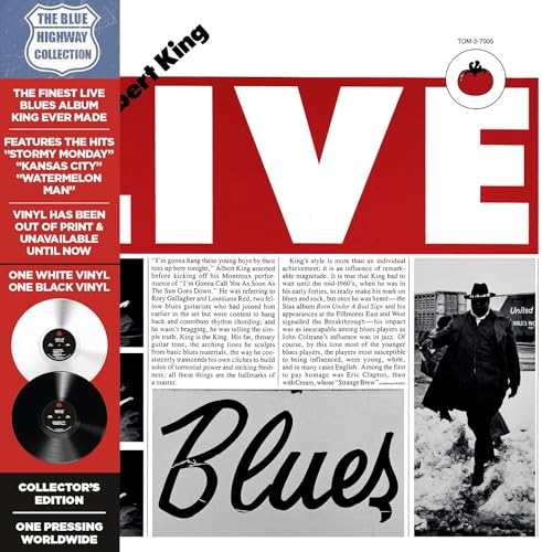 ALBERT KING - ALBERT LIVE (TOMATO RECORDS) (BLACK&WHITE VINYL 2LP) - Vi image 1