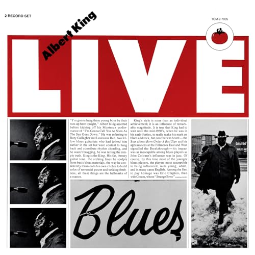 ALBERT KING - ALBERT LIVE (TOMATO RECORDS) (BLACK&WHITE VINYL 2LP) - Vi image 2