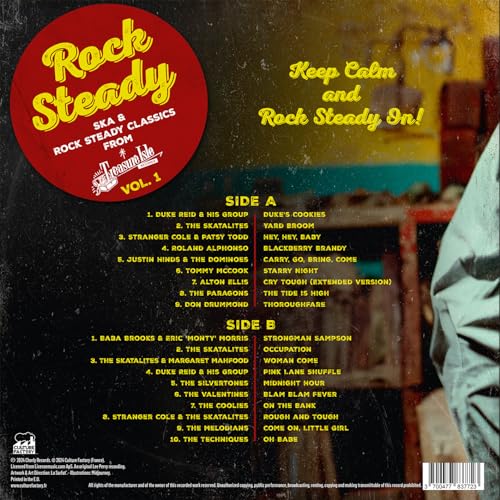 VARIOUS ARTISTS - 20 SKA & ROCK STEADY CLASSICS FROM TREASURE ISLE VOL. image 3