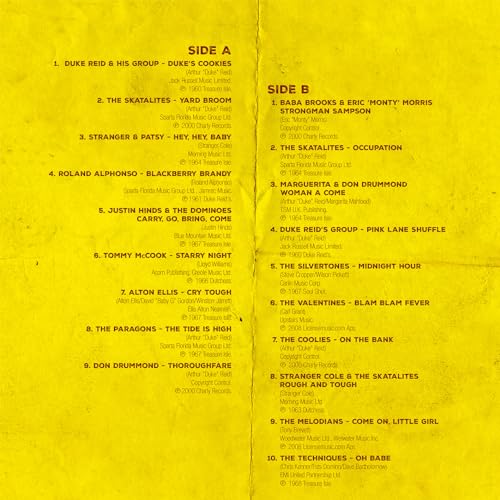 VARIOUS ARTISTS - 20 SKA & ROCK STEADY CLASSICS FROM TREASURE ISLE VOL. image 7