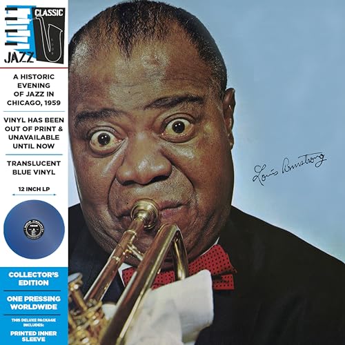 LOUIS ARMSTRONG - DEFINITIVE ALBUM BY  (AUDIO FIDELITY) (BLUE VINYL) - image 1