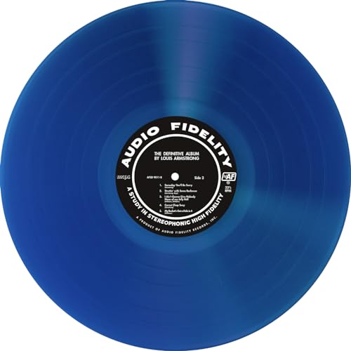 LOUIS ARMSTRONG - DEFINITIVE ALBUM BY  (AUDIO FIDELITY) (BLUE VINYL) - image 6
