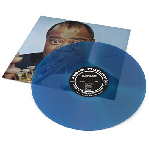 LOUIS ARMSTRONG - DEFINITIVE ALBUM BY  (AUDIO FIDELITY) (BLUE VINYL) - image 8