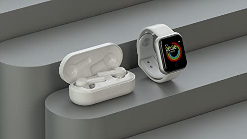 LEDWOOD - -Pack Urban -Tws Earphones & Smartwatch-(White) - Headphones image 7