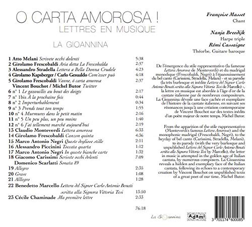La Gioannina - : O Carta Amorosa! - CD image 2