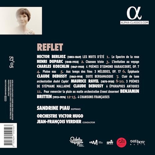 SANDRINE PIAU; ORCHE - REFLET - CD image 2