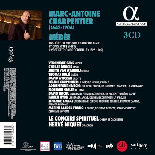 LE CONCERT SPIRITUEL - CHARPENTIER MEDEE - CD image 2