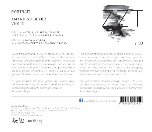 Nicola Matteis - Amandine Beyer: Portrait - CD image 2