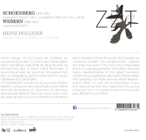 Arnold Schoenberg - Verklärte Nacht, Op.4 / Chamber Symphony No.2, Op.3 image 2