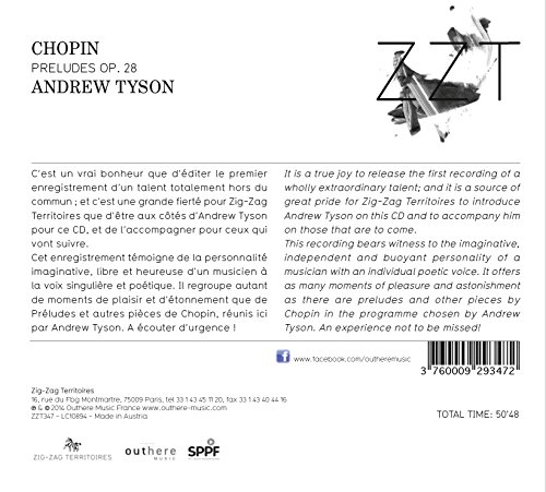 Frederic Chopin - Andrew Tyson: Chopin - Preludes Op. 28 - CD image 2