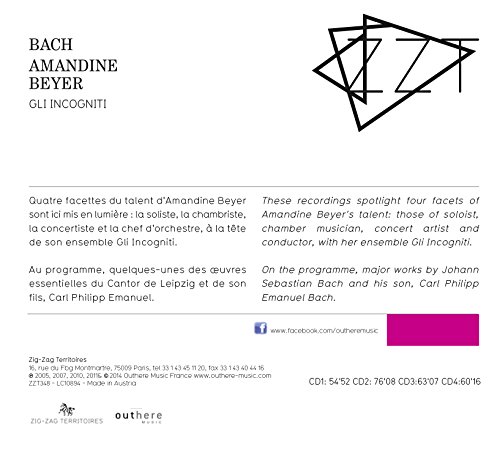 Johann Georg Pisende - Amandine Beyer: Bach - CD image 2