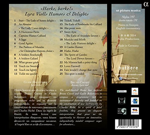 Les Basses Reunies - Captain Tobias Hume: Harke Harke! - CD image 2