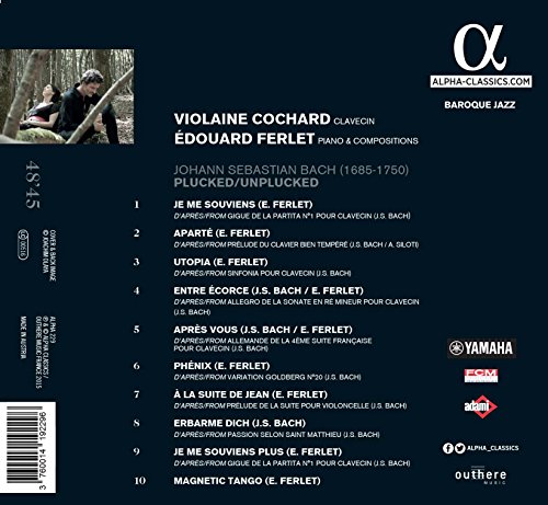 Violaine Cochard - Bach Plucked/Unplucked - CD image 2