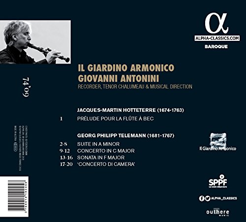 Georg Philipp Telema - Giovanni Antonini: Telemann - CD image 2