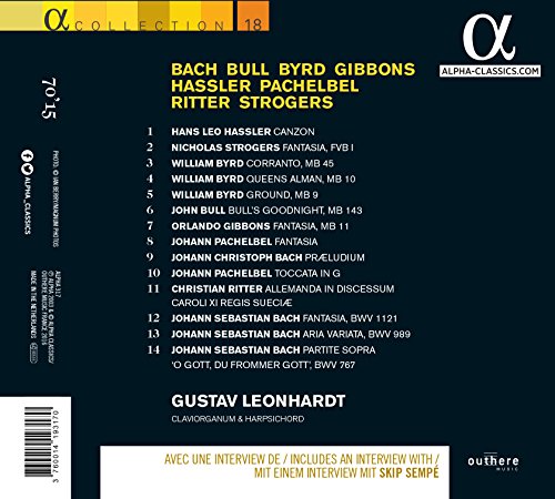 Johann Sebastian Bac - Bach Bull Byrd Gibbons Hassler Pachelbel Ritter S image 2